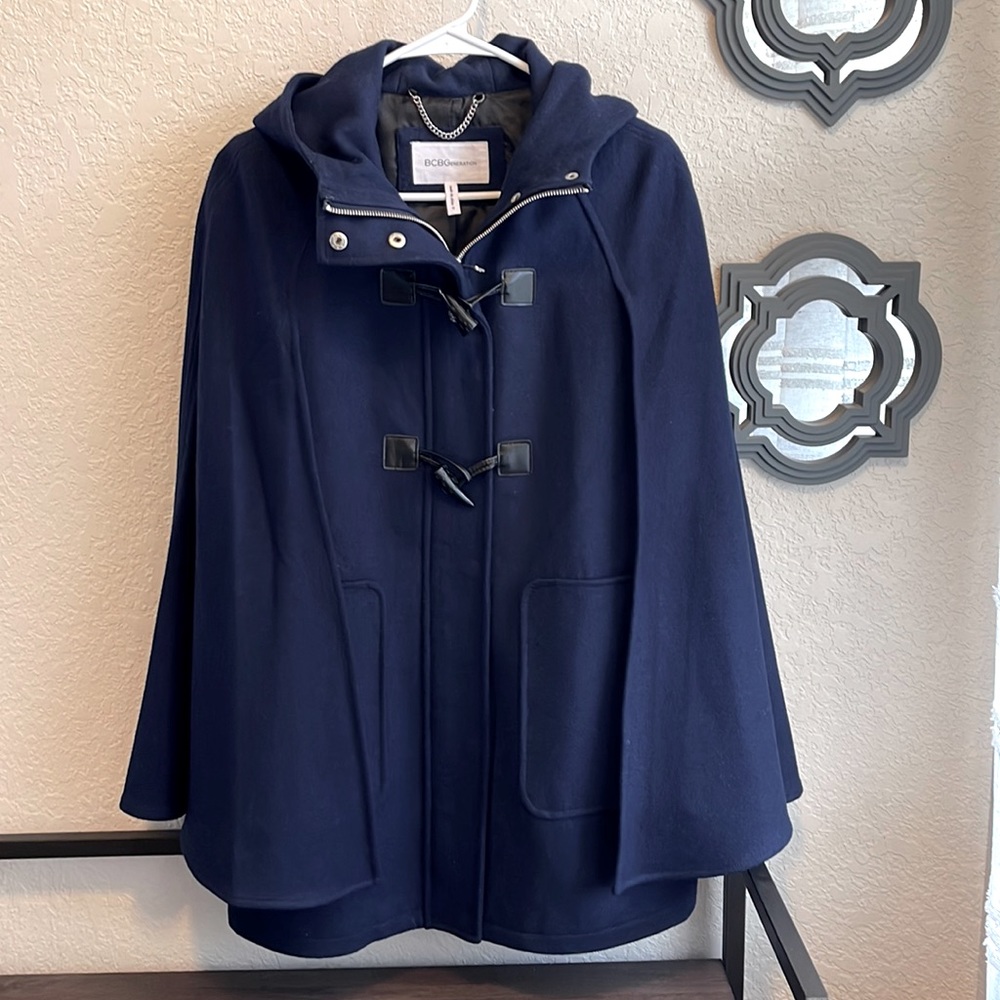 BCBG Cape Coat - Size Small